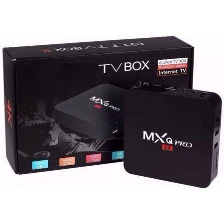 Box Android 8.1 Smartv - Tv 4K - 16gb e 3gb Ram - Mx